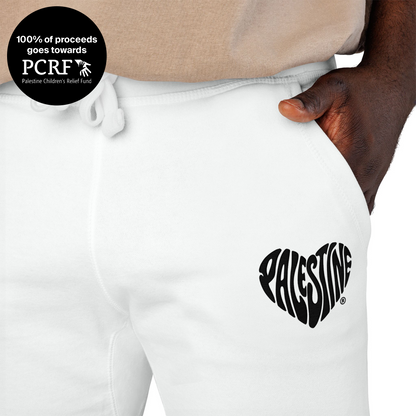 Heart of Palestine Sweatpant (White)
