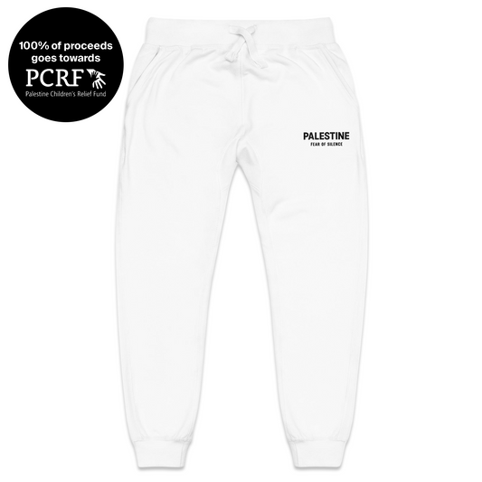 Fear of Silence Sweatpant (White)
